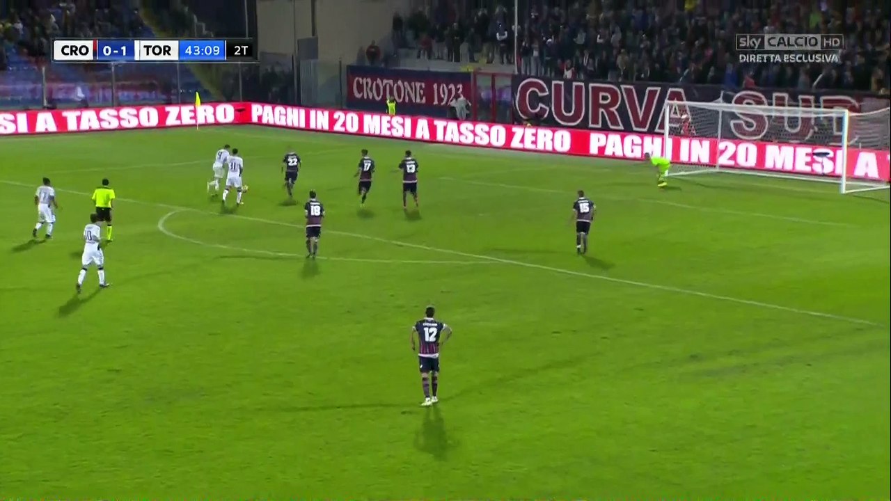 Andrea Belotti Goal HD - Crotone 0-2 Torino - 20.11.2016
