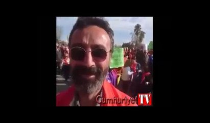 Polis CHP'li vekile yumruk atmaya çalıştı