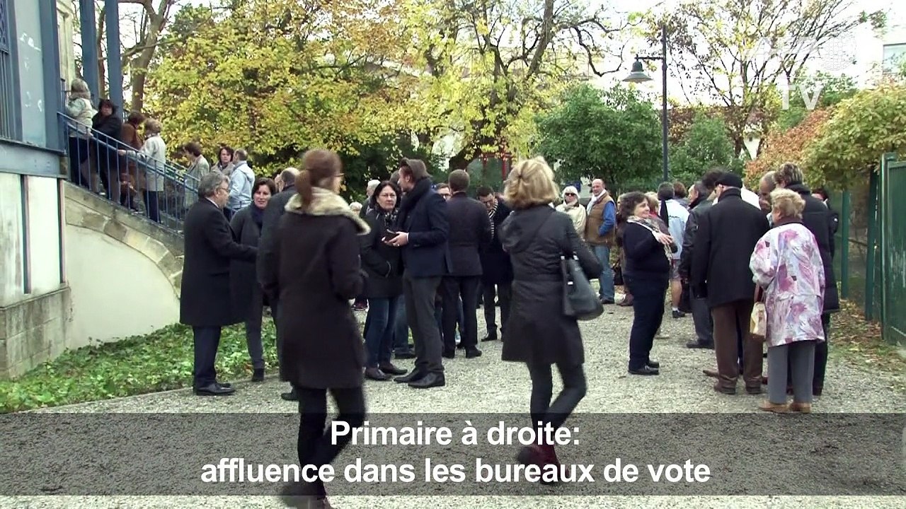 Primaire: affluence dans les bureaux de vote