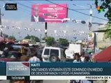 Haití celebrará elecciones en medio de una crisis humanitaria