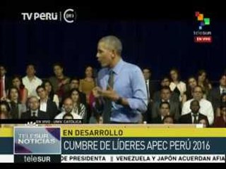 Obama: Vivimos una época histórica de relativa paz