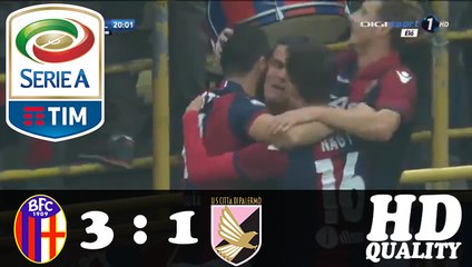 Bologna VS Palermo 3-1 Highlights (Seria A) 20-11-2016