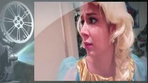 Spiderman vs Frozen Elsa - Spidermans Valentines Day - Elsa Kisses Spiderman in Real Life 2016