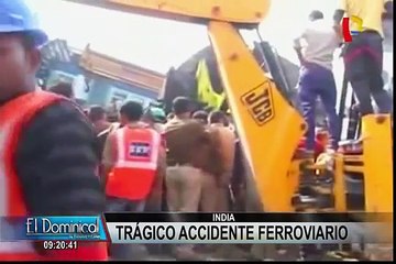 India: más de 100 muertos deja descarrilamiento de tren