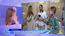 Celso Portiolli e Juju mostram os bastidores de Carinha de Anjo