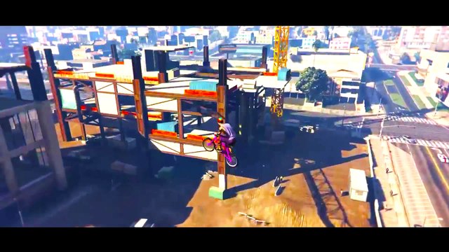 GTA 5 ItsLxgo's Best BMX Stunts (GTA 5 Stunt Montage)