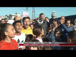 Fier, vijojnë protestat - News, Lajme - Vizion Plus