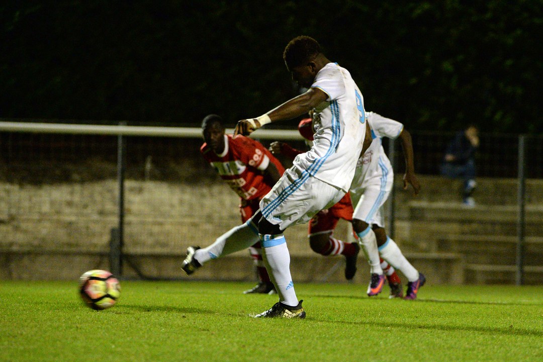 CFA - OM 2-0 Colomiers : le but d'Aaron Leya Iseka (27 sp)