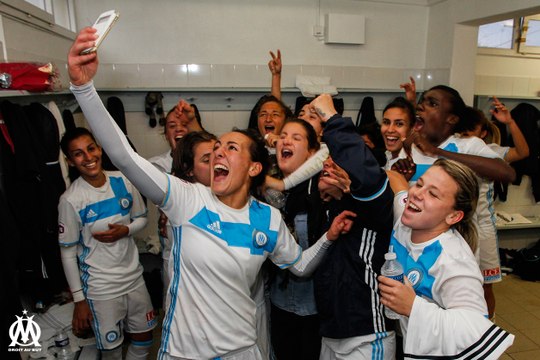 D1 féminine - OM 2-1 Juvisy : la joie des Olympiennes