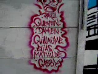 Fresque sur le thème recyclage et déchets