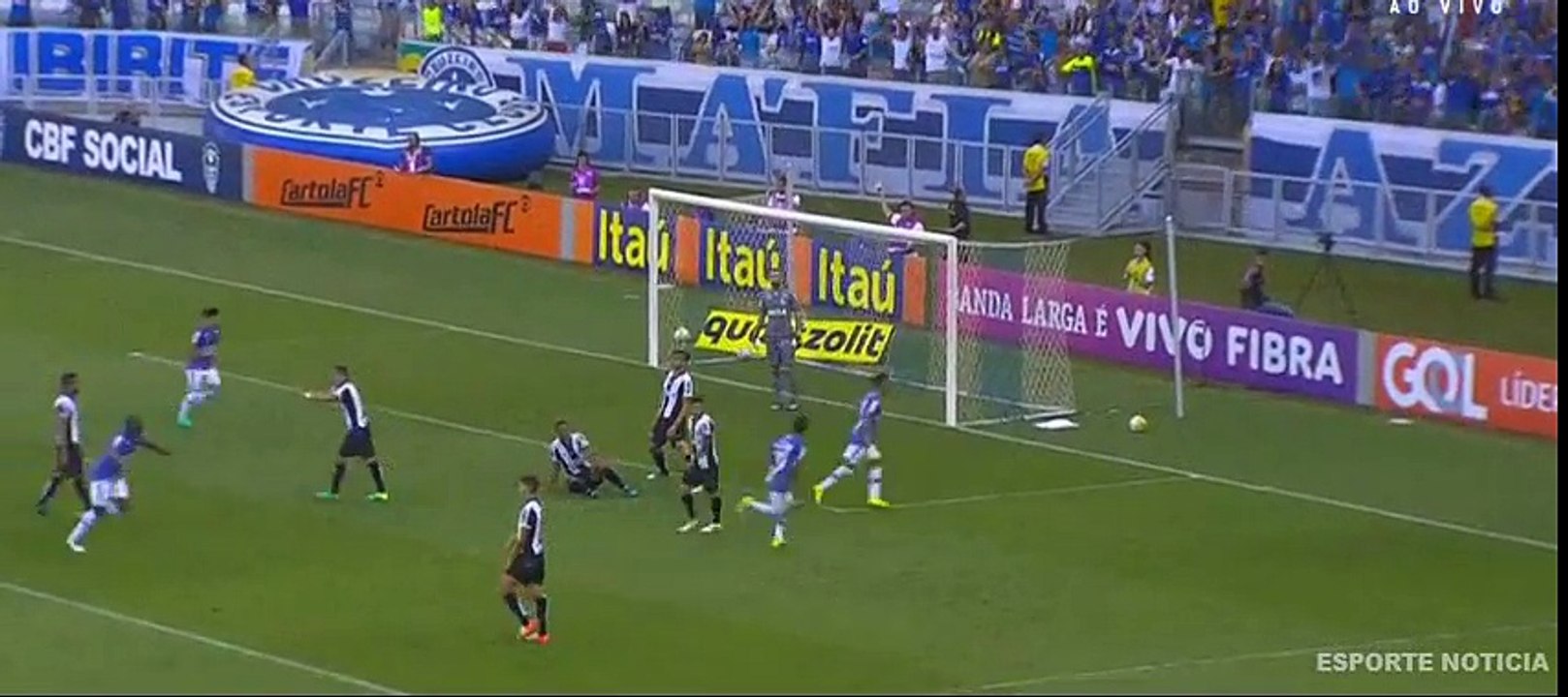 Cruzeiro vs Santos 1-0  Gol de Arrascaeta 36ª Rodada do Brasileirão 20-11-2016 (HD)