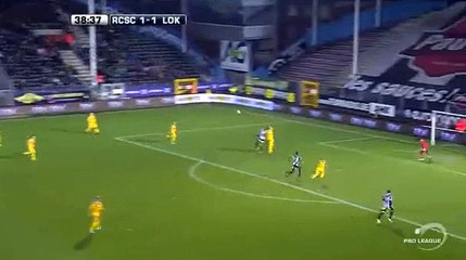 David Pollet Goal Charleroi 2 - 1 Lokeren 20.11.2016 Jupiler League