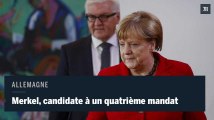 Angela Merkel annonce sa candidature à un quatrième mandat de chancelière