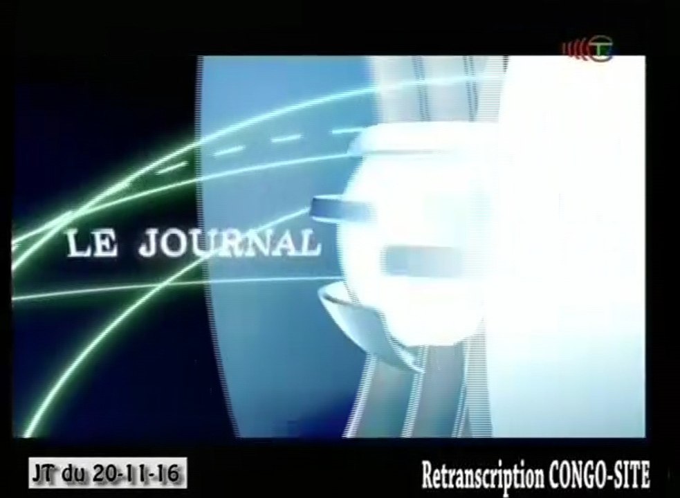 Journal de 20h TVCongo du Dimanche 20 novembre 2016 -By Congo-Site