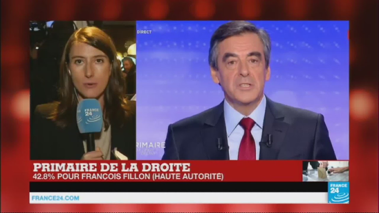 Primaire de la droite : au QG de François Fillon, "on y croit déjà", on est "très confiant, très serein"