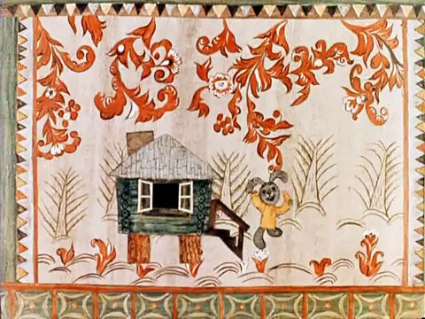 Lis i zając / The fox and the hare. Stara bajka rosyjska / Old Russian Cartoon. 1973