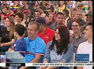 Pdte. venezolano impulsa el proyecto Venezuela, Corazón indestructible