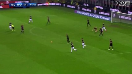 Suso (Milan) goal against Inter (1-0)
