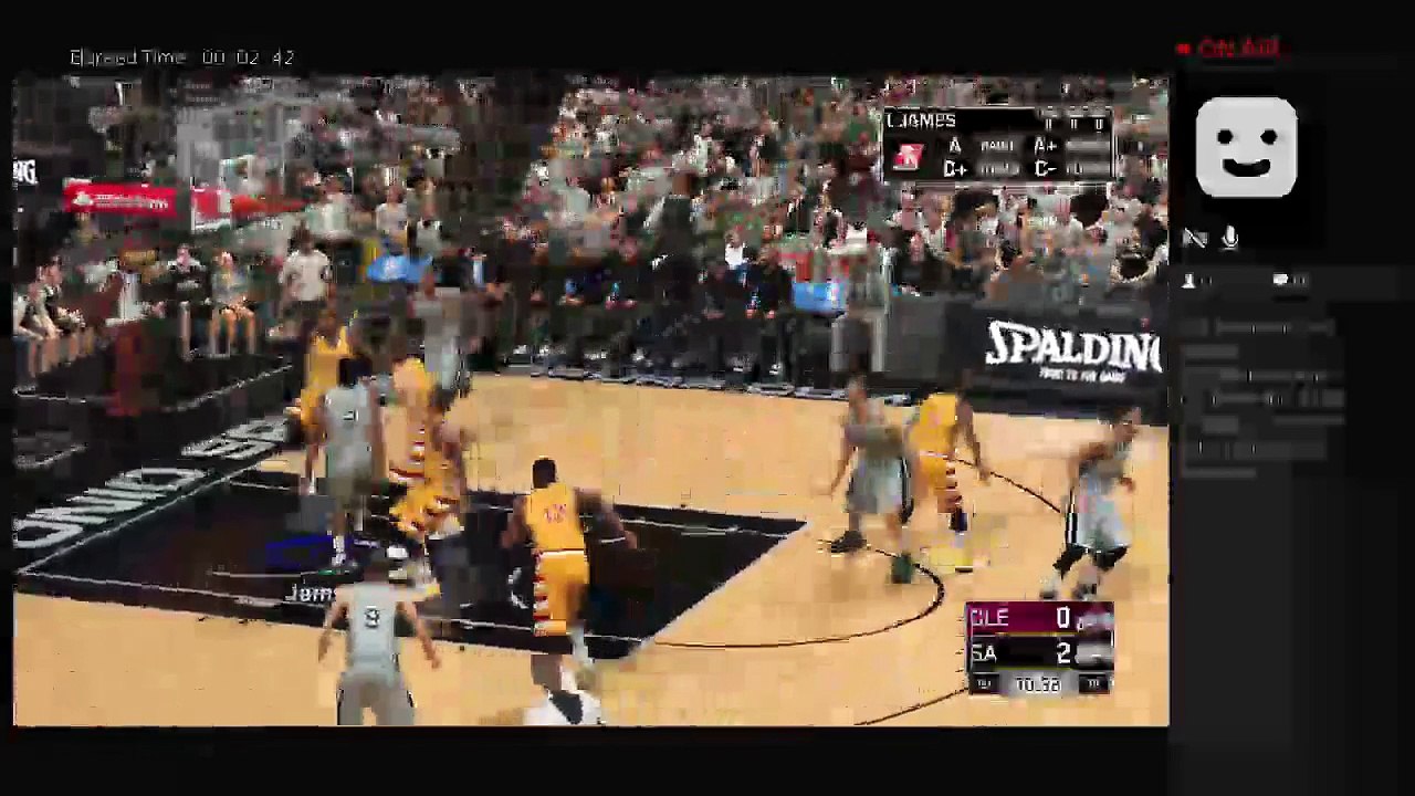 NBA 2k spurs V.S. Cavaliers