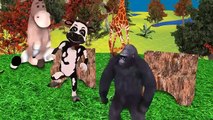 Cartoons For Children | Gorilla Lion Dinosaurs Songs For Kids | Gorilla Dinosaurs 3D Animation