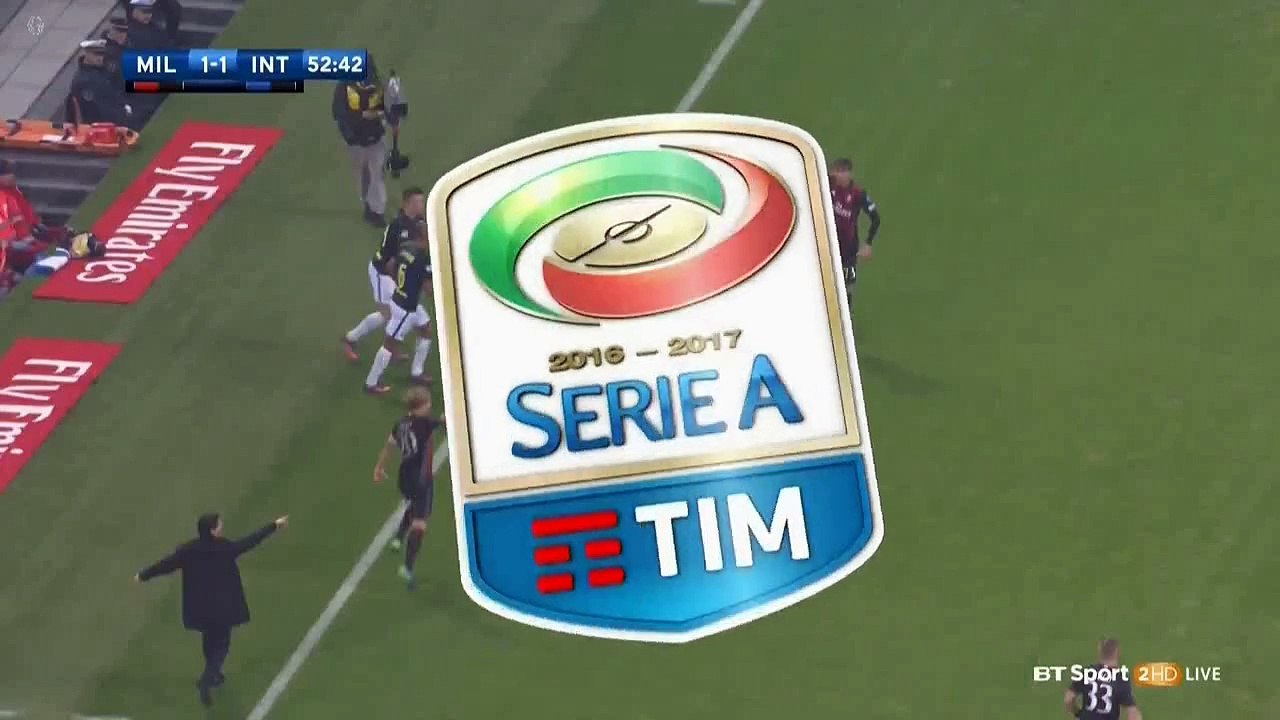 Antonio Candreva  Goal HD - AC Milan 1-1 Inter 20.11.2016