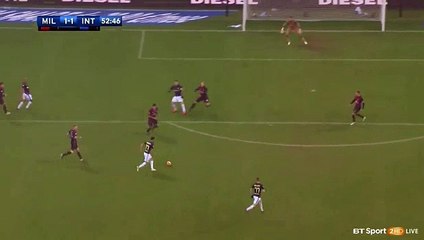 1-1 Antonio Candreva Goal AC Milan 1 - 1 Inter 20.11.2016 Serie A