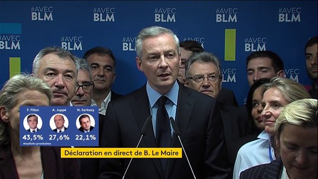 Bruno Le Maire : Je voterai pour François Fillon au second tour de la primaire