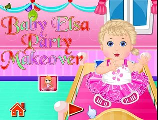 Disney Frozen Games - Baby Elsa Party Makeover - Video games for children