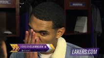 Jordan Clarkson Postgame Interview | Mavericks vs Lakers | November 8, 2016 | 2016-17 NBA Season