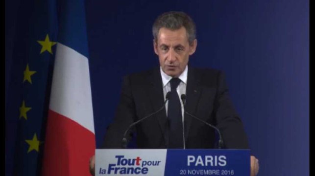 Sarkozy éliminé de la primaire de la droite, soutient Fillon