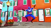 Spiderman Old MacDonald | Captain America I Went To School | Hulk Wee Willie Winkie Nursery Rhymes