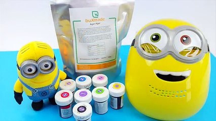 How To Make Minions Pudding Jelly Cooking DIY Recipe Easy Gummy Dessert