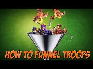 Clash of Clans: HOW TO FUNNEL TROOPS | The Key to 3 Star Raids