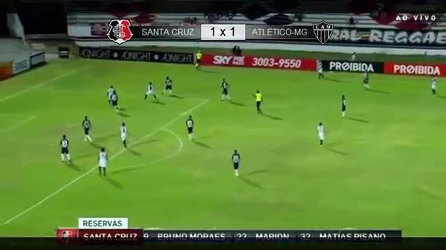 GOL de Grafite - Santa Cruz 2 x 1 Atlético-MG - Campeonato Brasileiro 2016