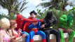 BURIED ALIVE Spiderman vs Frozen Elsa Baby Anna Prank Hulk Superman Family Fun Superheroes IRL movie - dailymotion