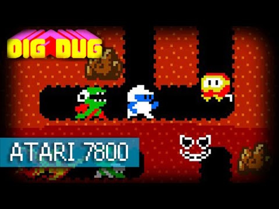 Dig Dug - Atari 7800 (1080p 50fps)