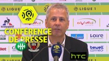 Conférence de presse AS Saint-Etienne - OGC Nice (0-1) : Christophe  GALTIER (ASSE) - Lucien FAVRE (OGCN) - 2016/2017