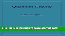 Ebook Quantum Gravity (Cambridge Monographs on Mathematical Physics) Free Read