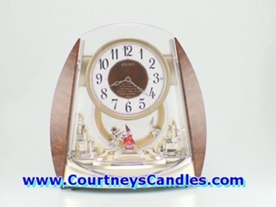 Seiko QXW115BRH Melodies in Motion Musical Clock