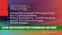 Ebook Intellectual Property in Consumer Electronics, Software and Technology Startups Free Read