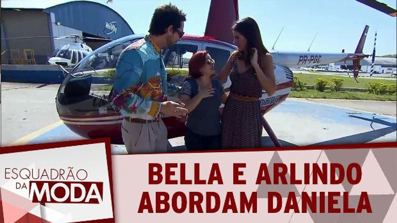 Bella e Arlindo abordam Daniela