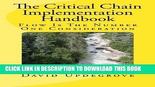 Best Seller The Critical Chain Implementation Handbook Free Read