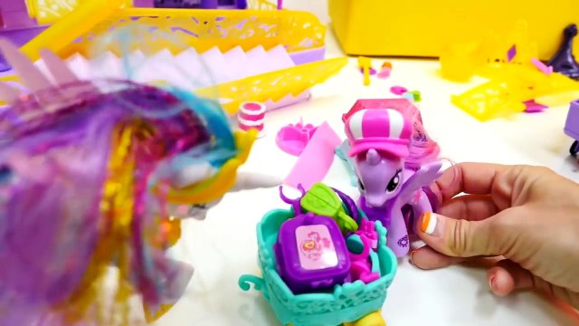 ЛитлПони и Маша - игры Эквестрия! Мультик из игрушек_ СЕЛЕСТИЯ и замок принцессы