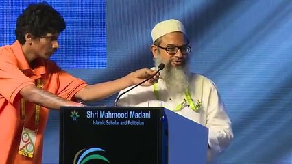 Mahmood Madani Indian Muslim on Indian Democracy in GOA 2016 NOVEMBER