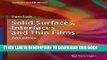 Best Seller Solid Surfaces, Interfaces and Thin Films (Graduate Texts in Physics) Free Read