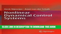 Best Seller Nonlinear Dynamical Control Systems Free Read