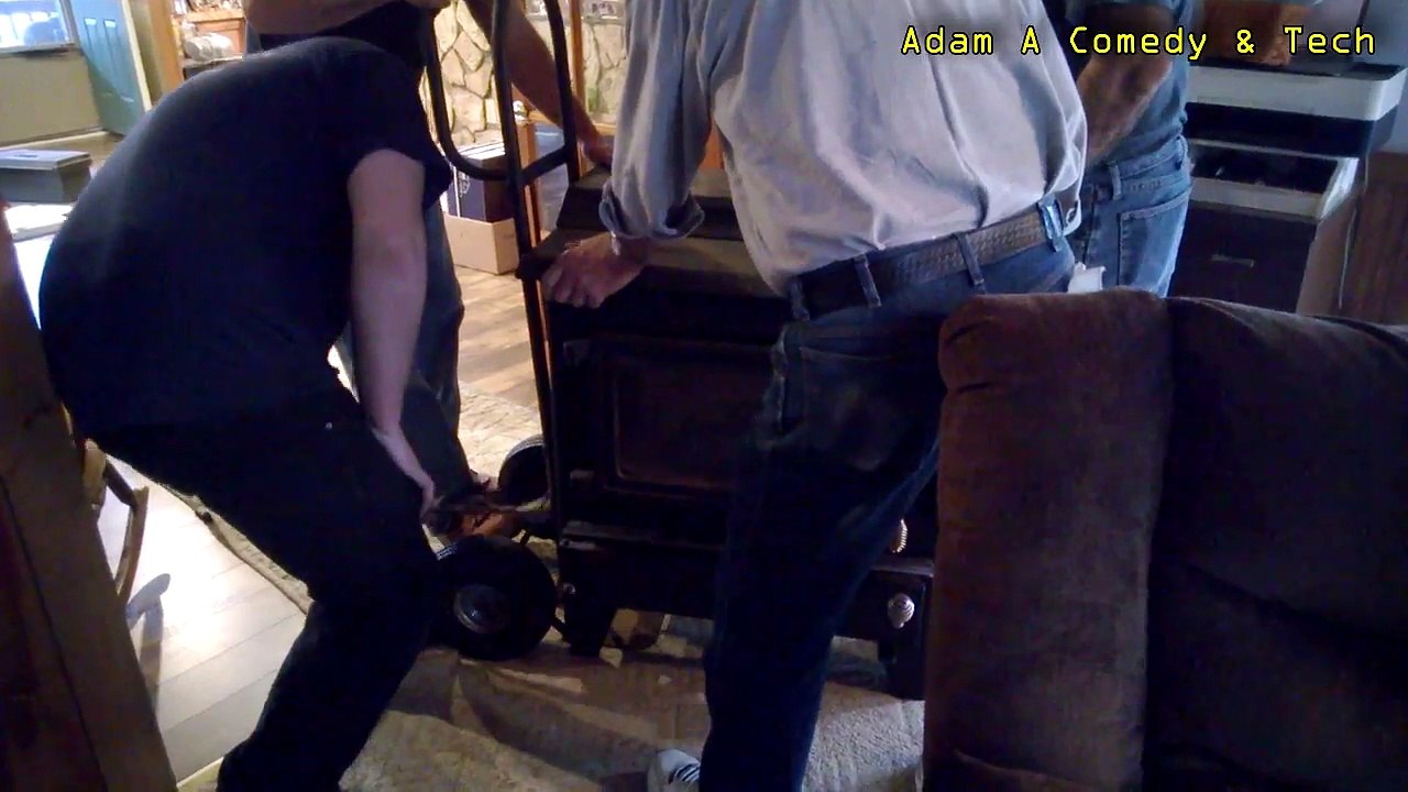 Idiots Take 3 Minutes to Move Coal Stove 10 Feet