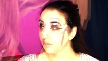 Real Nikaah day Asian Bridal Makeup, Bold Eyes, Bright Pink Lips, Arabic Makeup Look | Fashion 360