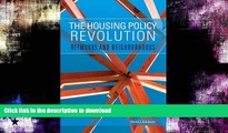 FAVORITE BOOK  The Housing Policy Revolution: Networks and Neighborhoods (Urban Institute Press)