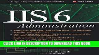 Ebook IIS 6 Administration Free Read